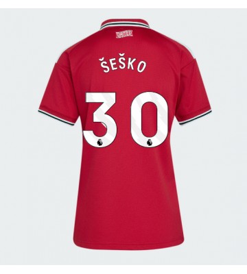 Manchester United Benjamin Sesko #30 Hjemmebanetrøje Dame 2026-27 Kortærmet Manchester United Benjamin Sesko #30 Hjemmebanetrøje Dame 2026-27 Kortærmet